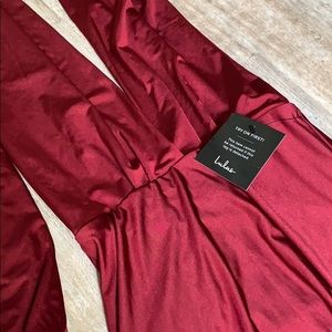 Lulu’s Burgundy Red Convertible Maxi Dress